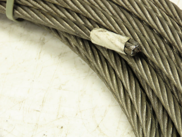 5/16"x 100' Steel Wire Rope Crane Hoist Winch Lifting Cable