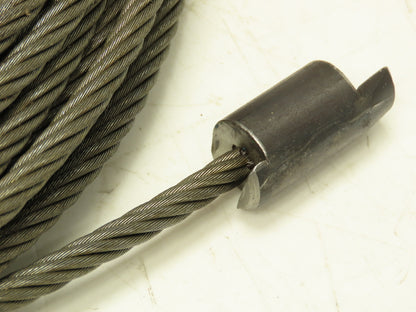 5/16"x 100' Steel Wire Rope Crane Hoist Winch Lifting Cable
