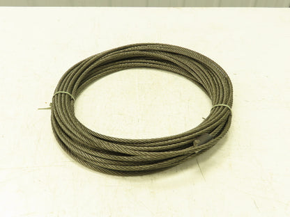 5/16"x 100' Steel Wire Rope Crane Hoist Winch Lifting Cable