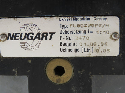 Neugart PL90S/0P2/H Planetary Gearbox Gear Head 10:1 Ratio 20mm Shaft