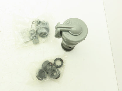 Hubbell HBL430CS2W HBL Insulgrip Pin Sleeve Receptacle 3P 4W 30A Plug 600VAC