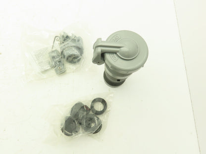 Hubbell HBL430CS2W HBL Insulgrip Pin Sleeve Receptacle 3P 4W 30A Plug 600VAC