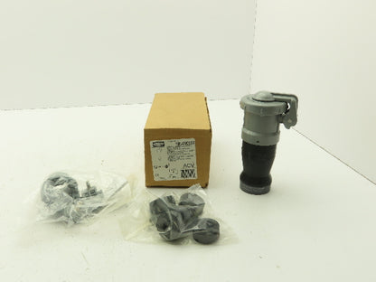 Hubbell HBL430CS2W HBL Insulgrip Pin Sleeve Receptacle 3P 4W 30A Plug 600VAC