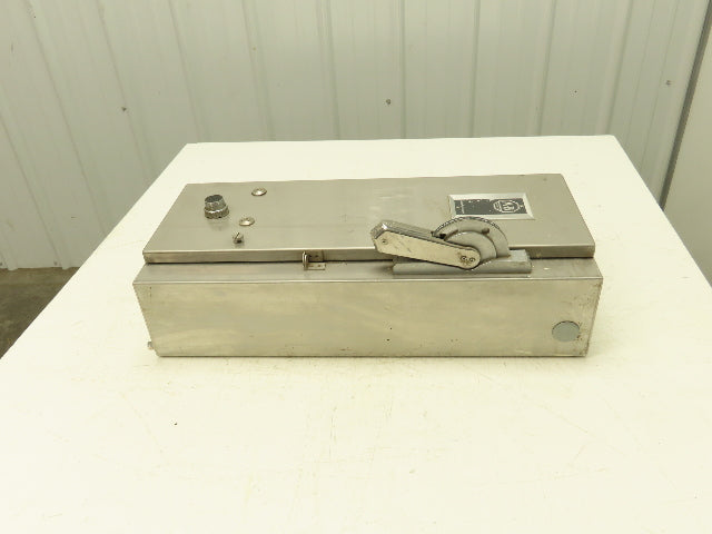 Allen Bradley 712 Sz 1 Combination Starter 10Hp Non-Fusible Stainless Disconnect