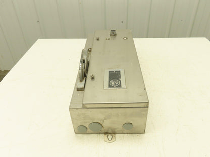 Allen Bradley 712 Sz 1 Combination Starter 10Hp Non-Fusible Stainless Disconnect
