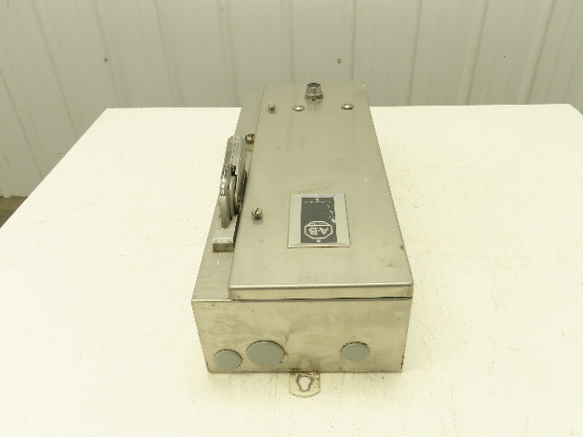 Allen Bradley 712 Sz 1 Combination Starter 10Hp Non-Fusible Stainless Disconnect