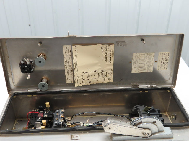 Allen Bradley 712 Sz 1 Combination Starter 10Hp Non-Fusible Stainless Disconnect