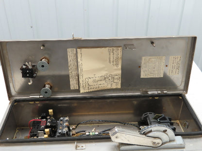 Allen Bradley 712 Sz 1 Combination Starter 10Hp Non-Fusible Stainless Disconnect