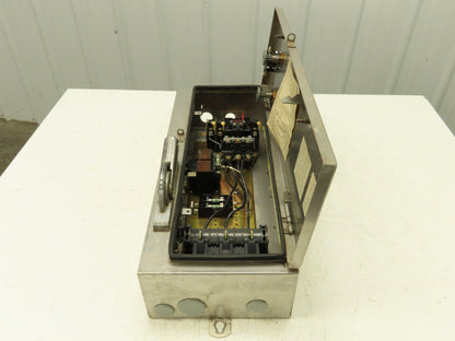 Allen Bradley 712 Sz 1 Combination Starter 10Hp Non-Fusible Stainless Disconnect