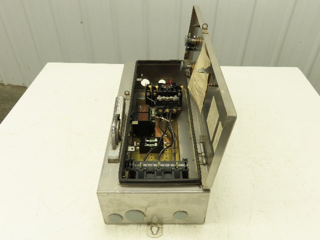 Allen Bradley 712 Sz 1 Combination Starter 10Hp Non-Fusible Stainless Disconnect