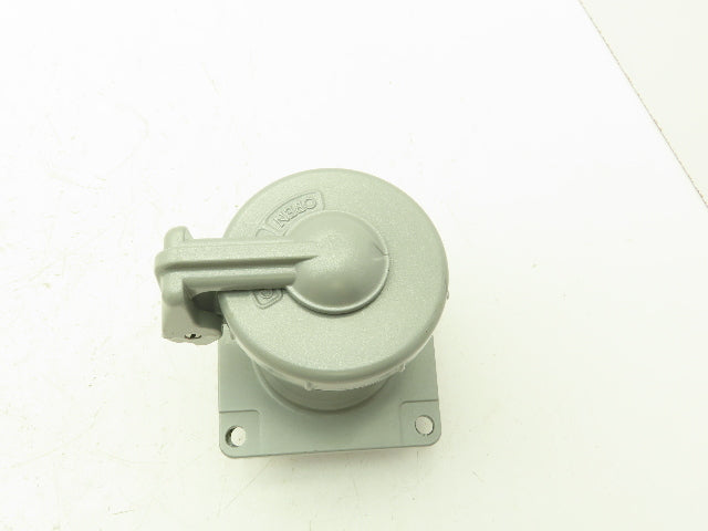 Hubbell HBL360RS2W Pin Sleave Receptacle 2 Pole 3 Wire 60A 600V