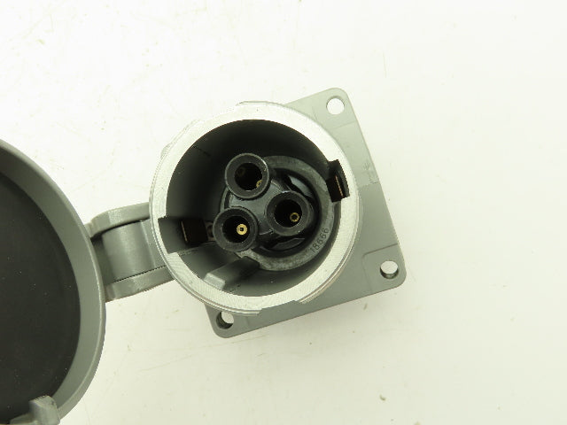 Hubbell HBL360RS2W Pin Sleave Receptacle 2 Pole 3 Wire 60A 600V