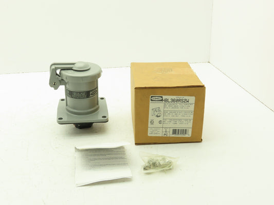 Hubbell HBL360RS2W Pin Sleave Receptacle 2 Pole 3 Wire 60A 600V