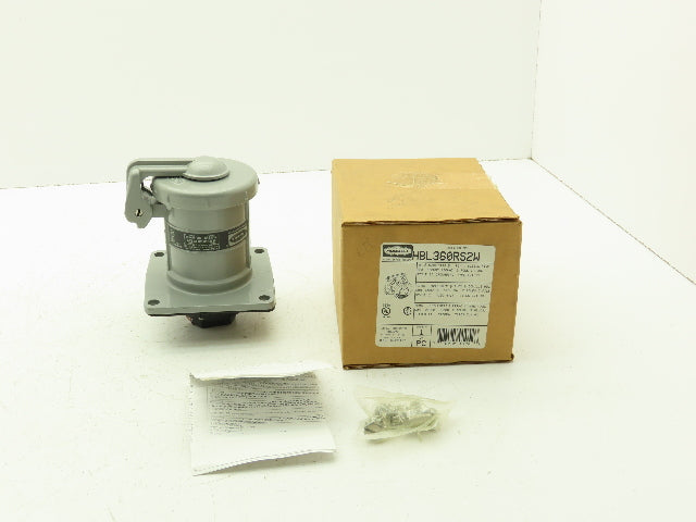 Hubbell HBL360RS2W Pin Sleave Receptacle 2 Pole 3 Wire 60A 600V