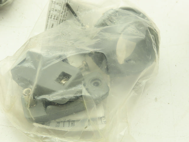 Hubbell HBL360PS2W Pin Sleeve Male Plug 2P3W 600V 60 Amp 2 Pole 3 Wire