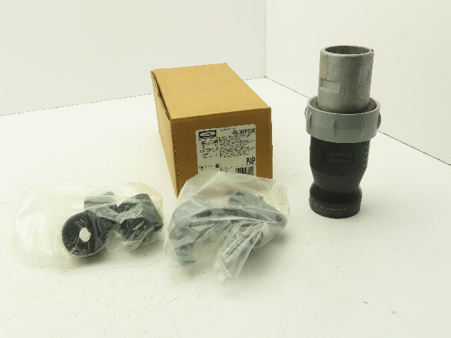 Hubbell HBL360PS2W Pin Sleeve Male Plug 2P3W 600V 60 Amp 2 Pole 3 Wire