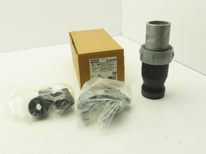 Hubbell HBL360PS2W Pin Sleeve Male Plug 2P3W 600V 60 Amp 2 Pole 3 Wire