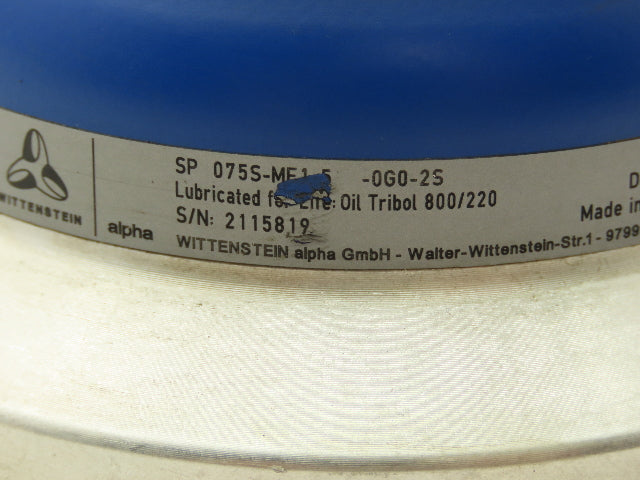Wittenstein SP 0755-MF1-5-0G0-2S Planetary Gearbox 5:1 Speed Reducer