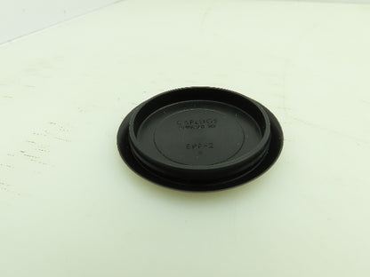 Caplug SI419 Black Polyethylene Cap Plug 2-1/2" ID Flat Hole Cover Lot of 49