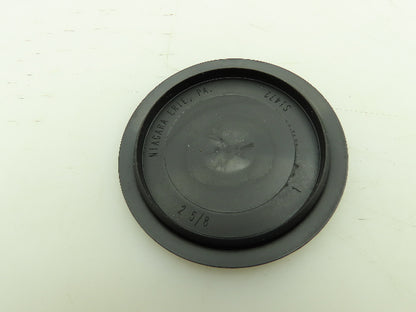 Caplug BPF-472 Black Polyethylene Cap Plug 2-5/8" ID Flat Hole Cover Lot of 24