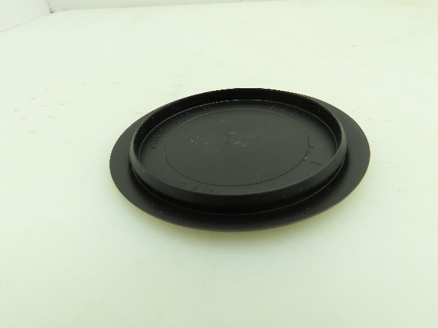 Caplug BPF-472 Black Polyethylene Cap Plug 2-5/8" ID Flat Hole Cover Lot of 24