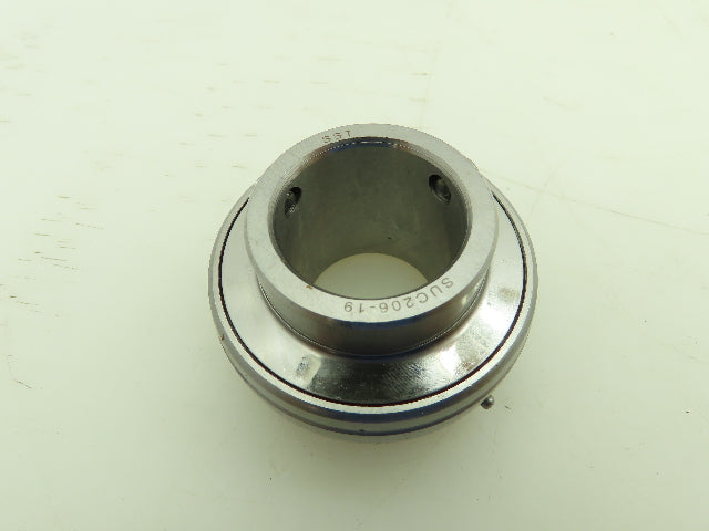 SUC206-19 SST Stainless Steel Insert Bearing 1-3/8" ID 2-7/16" OD