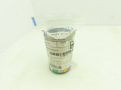 Ruland MBC51-25-22-A Aluminum Clamp Style Bellows Coupling 25x22mm Bore