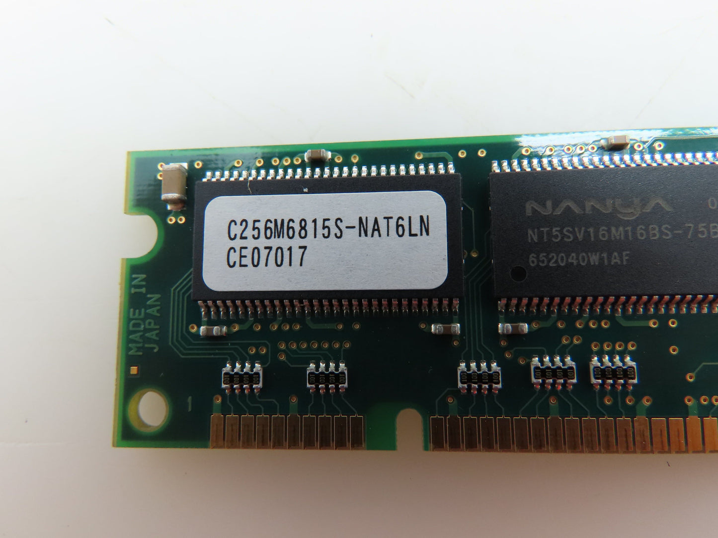 Mitsubishi C256M6815S-NAT6LN  RAM Board 256MB Memory Card