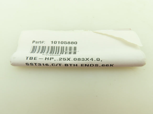 KMT Waterjet 10105880 Coned Tube Nipple .25x4" SST 316 OEM Replacement  Lot of 3