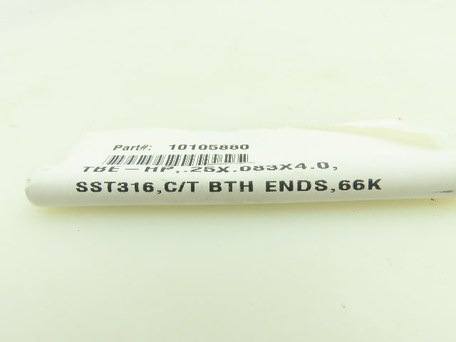 KMT Waterjet 10105880 Coned Tube Nipple .25x4" SST 316 OEM Replacement  Lot of 3