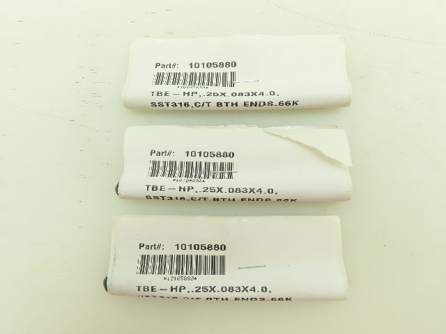 KMT Waterjet 10105880 Coned Tube Nipple .25x4" SST 316 OEM Replacement  Lot of 3