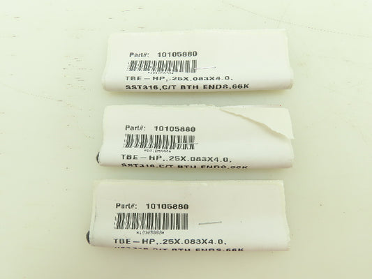 KMT Waterjet 10105880 Coned Tube Nipple .25x4" SST 316 OEM Replacement  Lot of 3
