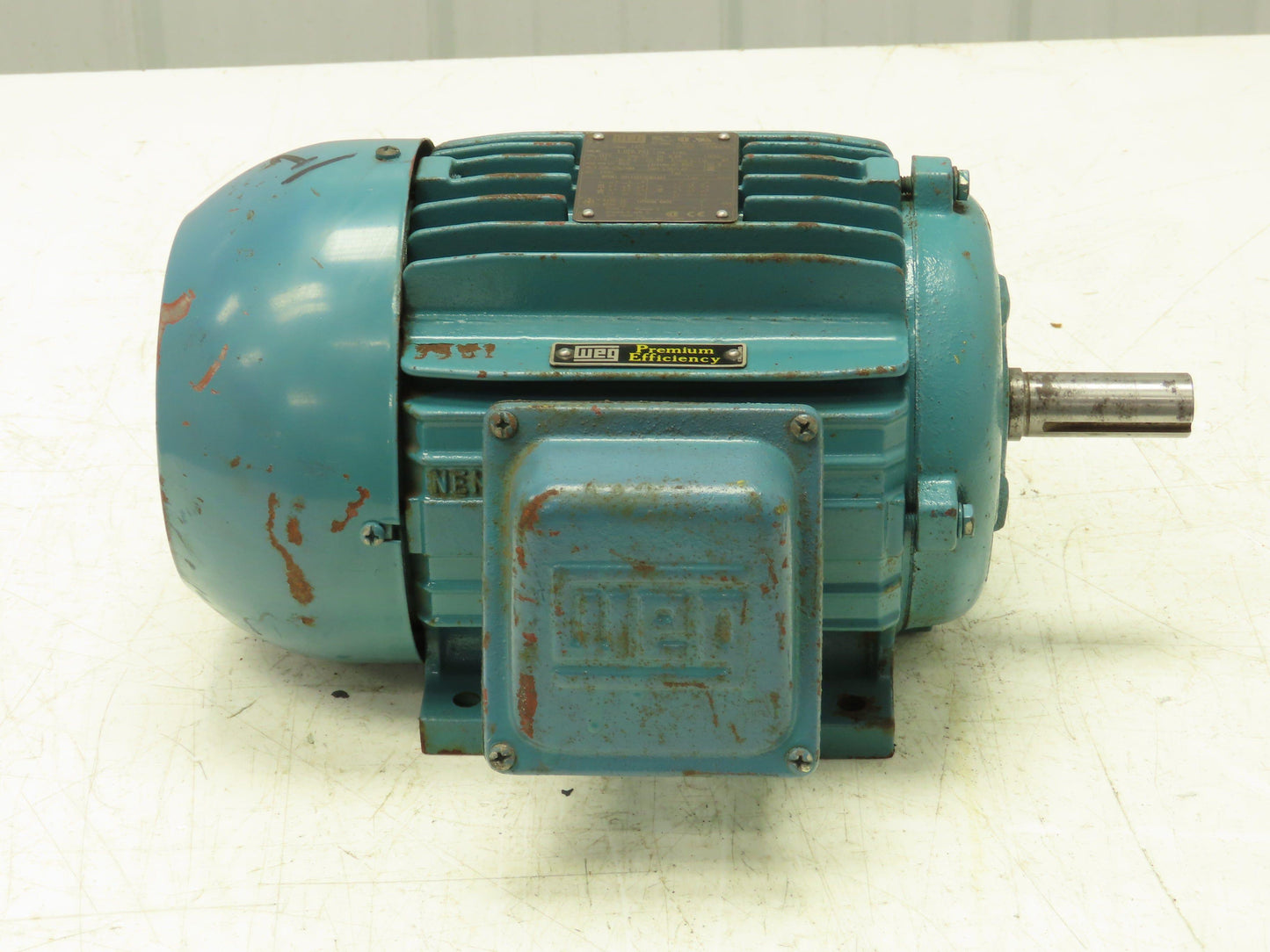 Weg 00112EP3EID145T Electric Motor 1 Hp 1165 RPM 208-230/460V 3Ph 145T
