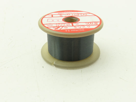 Wolfram Tungsten Filament Wire 0.014mm 0.588-0.602 ohms 9.8 Meters Per Roll