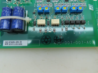 Yaskawa JANCD-YEW01-E Robot Servo Analog Interface Control Board Rev A02