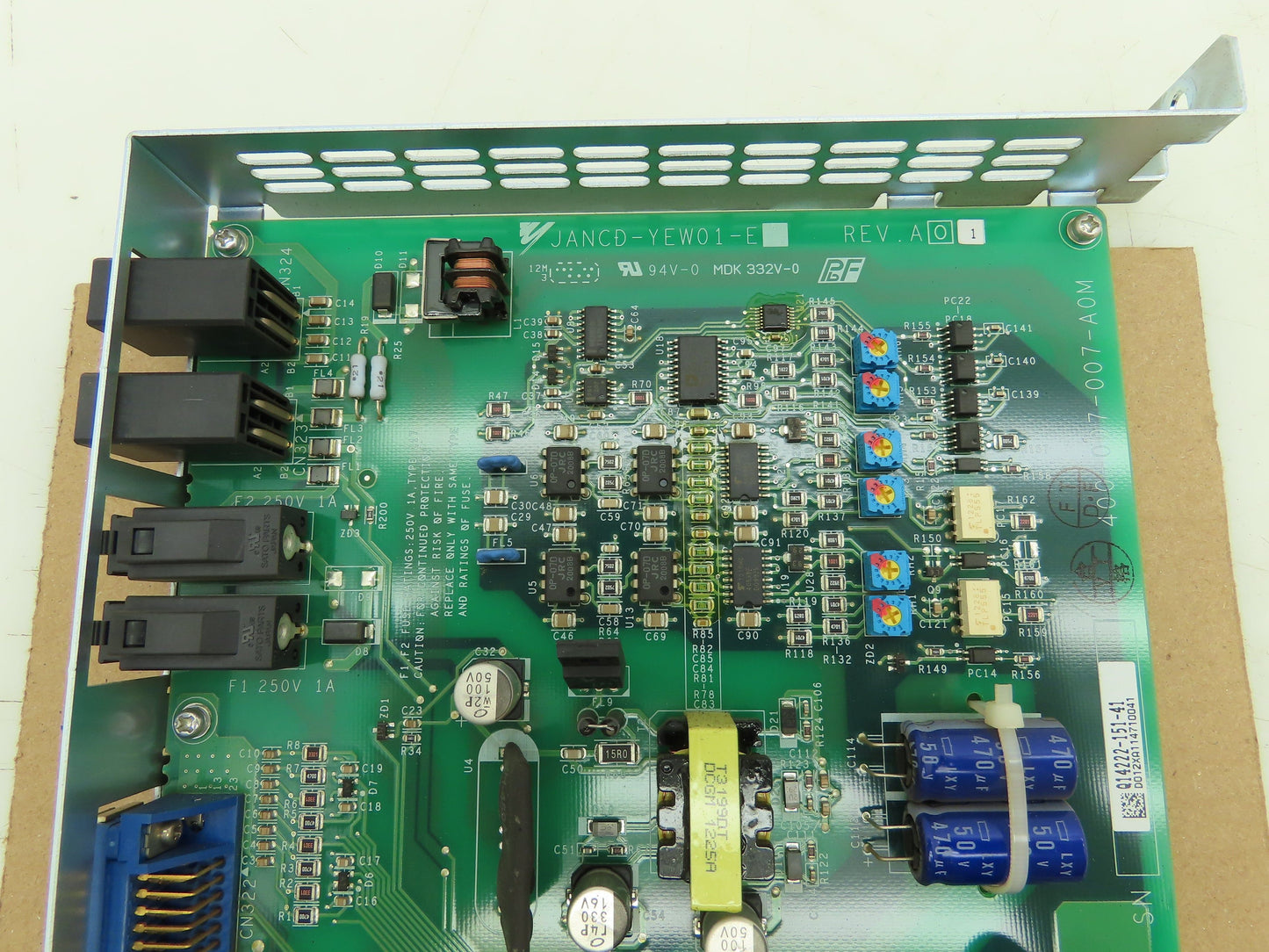 Yaskawa JANCD-YEW01-E Robot Servo Analog Interface Control Board Rev A01