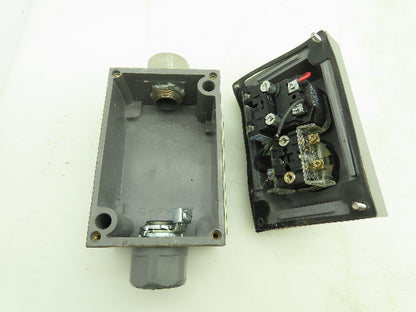 Allen Bradley 800R-2HW4R Pushbutton Control Station 4X Haz Loc Sealed Enclosure