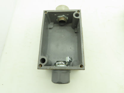 Allen Bradley 800R-2HW4R Pushbutton Control Station 4X Haz Loc Sealed Enclosure