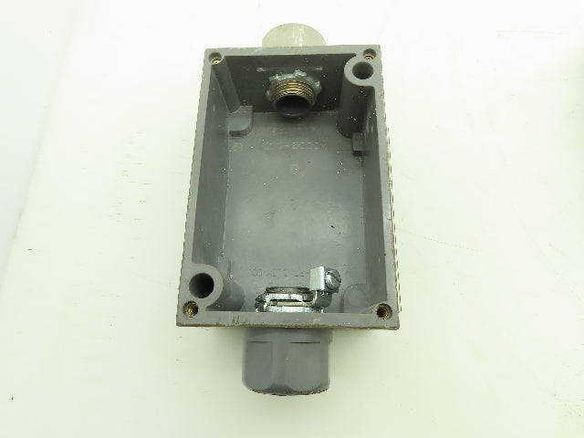 Allen Bradley 800R-2HW4R Pushbutton Control Station 4X Haz Loc Sealed Enclosure