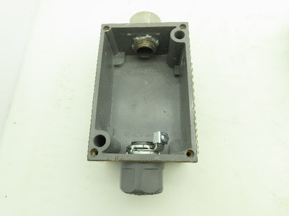 Allen Bradley 800R-2HW4R Pushbutton Control Station 4X Haz Loc Sealed Enclosure