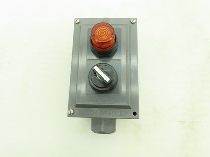 Allen Bradley 800R-2HW4R Pushbutton Control Station 4X Haz Loc Sealed Enclosure
