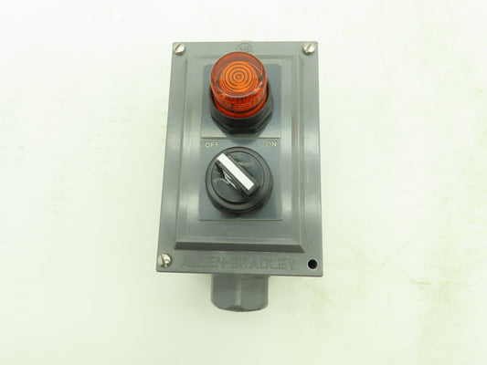 Allen Bradley 800R-2HW4R Pushbutton Control Station 4X Haz Loc Sealed Enclosure