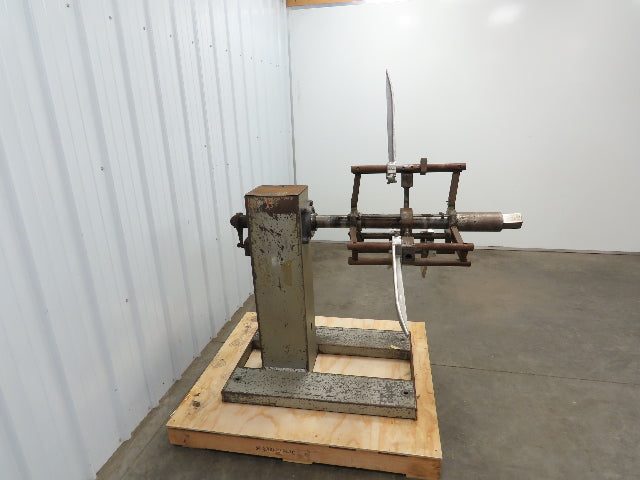 Jaco Coil Reel Uncoiler Feeder Manual Brake 20" ID Manual Tightener Decoiler