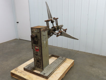 Jaco Coil Reel Uncoiler Feeder Manual Brake 20" ID Manual Tightener Decoiler