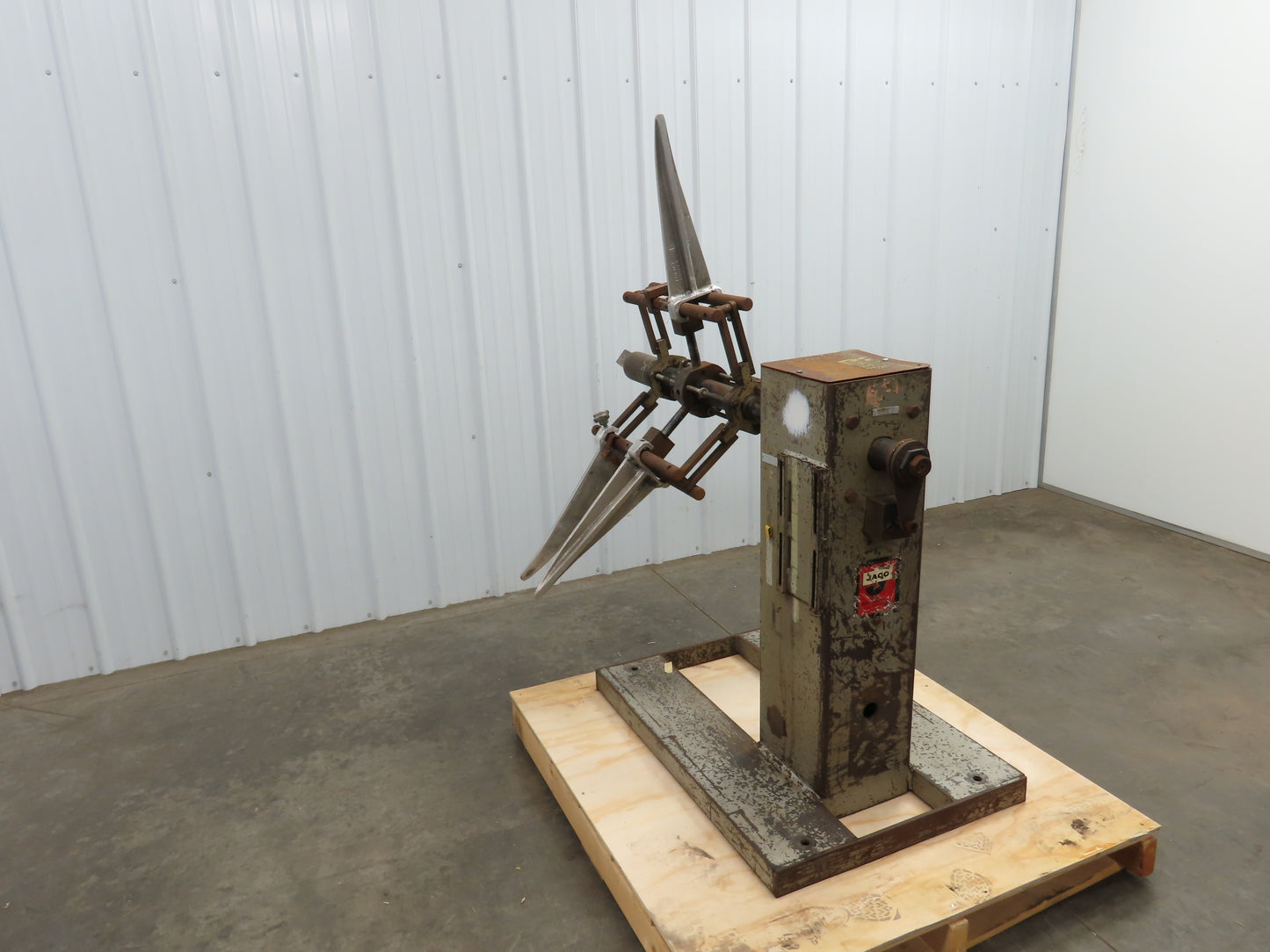 Jaco Coil Reel Uncoiler Feeder Manual Brake 20" ID Manual Tightener Decoiler