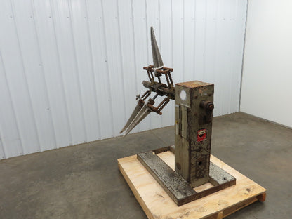 Jaco Coil Reel Uncoiler Feeder Manual Brake 20" ID Manual Tightener Decoiler