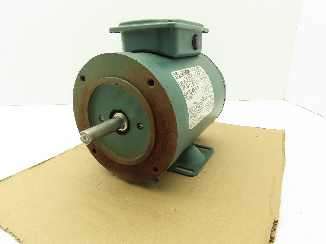 Reliance IEEE45 USCG XT Electric AC Motor  1/2 HP 1725 RPM 230/460V 3 PH FB56C