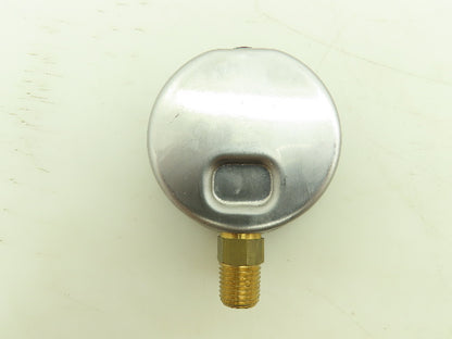 Air Tech LF25S-1 Vacuum Pressure Gauge 30inHg 2-1/2" Oil Filled 1/4" Lot of 5