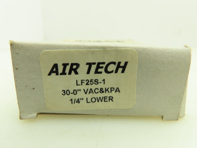 Air Tech LF25S-1 Vacuum Pressure Gauge 30inHg 2-1/2" Oil Filled 1/4" Lot of 5