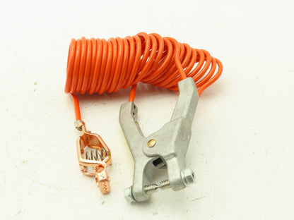 CVI CV3210V605 Coiled Grounding Wire Assy Hand Clamp/Alligator Clamp/Terminal